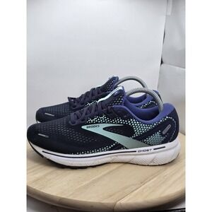 Womens  Size 8.5 D- Brooks Ghost 14 Running Walking Shoes Blue Athletic Sneakers